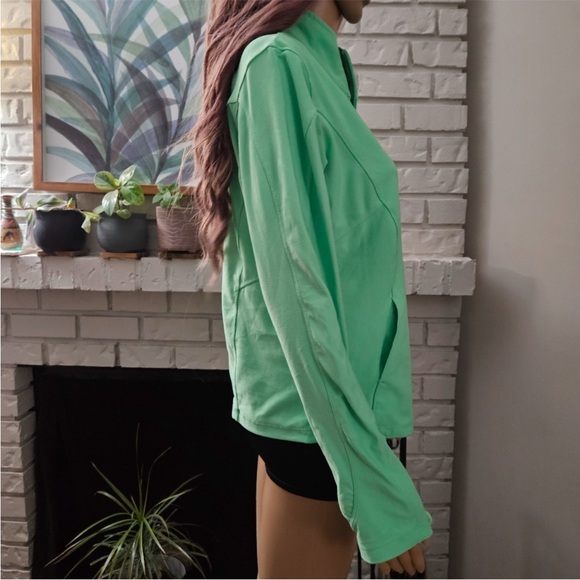 Nike sweatshirt Youth Large green zip up jacket - Picture 5 of 13